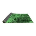 thumbnail image 2 of Ahgly Company Indoor Square Oriental Emerald Green Industrial Area Rugs, 8' Square, 2 of 4