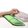 thumbnail image 2 of Little Bear Hall Bamboo Silicone Mouse Pad Memory Foam Keyboard Hand and Wrist Pad Oversized Mouse Pad, 2 of 5