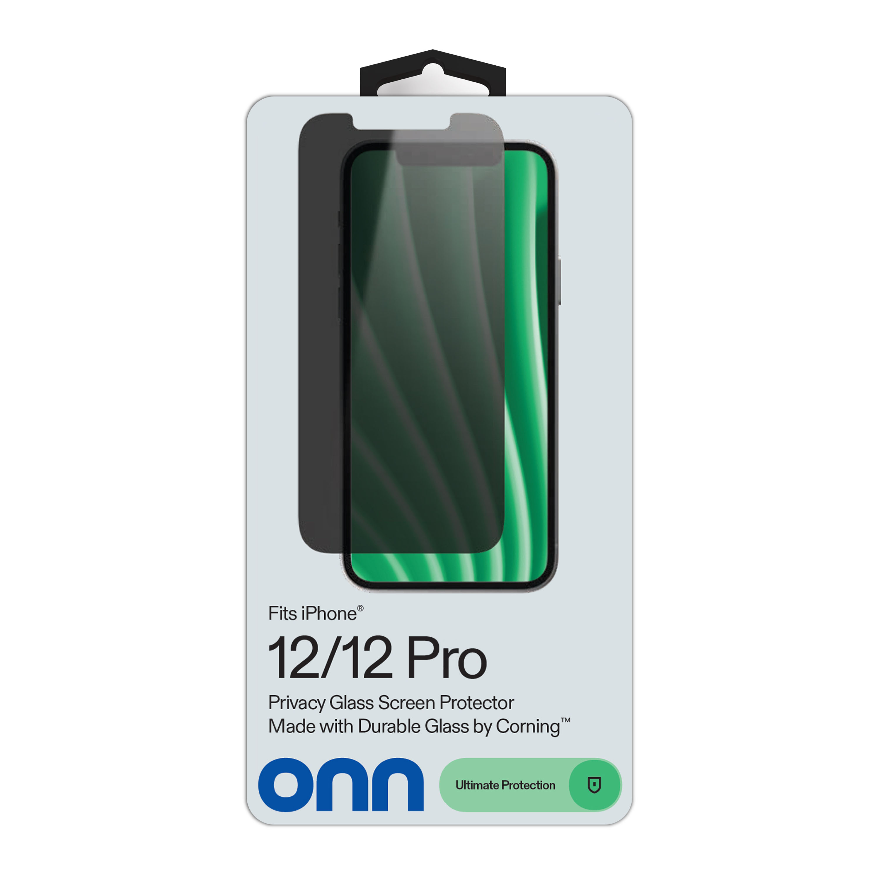 onn Privacy Glass Screen Protector for iPhone 12/12 Pro photo 2
