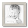 thumbnail image 2 of ArtToFrames 9" x 9" Slanted Lip White Picture Frame, 9x9 inch White Wood Poster Frame (WOM-4825), 1 Pack, 2 of 7
