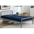 thumbnail image 4 of New DHP Value 6 Inch Polyester Filled Quilted Top Bunk Bed Mattress, Twin, Navy, 4 of 6