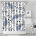 thumbnail image 2 of 72x84 Inches Vintage Tribal Boho Shower Curtain Polyester Fabric Bath Decor, 2 of 5