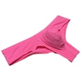 thumbnail image 2 of Botmois Men's Mini Bikini Briefs Solid Thongs Ultrathin Tangas Soft Low-rise Hipsters Comfortable Micro Bottoms Underwear Pink X, 2 of 3