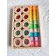 thumbnail image 1 of Juguetes de madera Montessori para niños, bloques transparentes, gemas acrílicas mixtas, juego abierto, 1 of 5