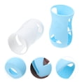 thumbnail image 4 of Funda protectora para biberón de bebé, cubierta anticaída para alimentador, 4 Uds., 4 of 5