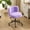 Purple, variant on Plush Upholstery Vanity Desk Chair with Curved Back, Black | 90-102° Tilt &Adjustable Height, Cute Rolling Chair with Bronze Base&Golden-Bronze 360° Swivel Wheels for Makeup&Home Office