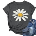 thumbnail image 2 of Pohista Cotton Tops for Women Trendy Summer Workout Shirts Women V Neck Blouses for Women Casual Dressy Womens Work Tops Short Sleeve My Items, 2 of 4