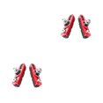 thumbnail image 1 of Eigraketly 1 par de pastillas de freno, accesorios de ciclismo, ajuste de rueda, bloque de parada de bicicletas, componente de bicicletas, pieza Negro rojo 2piezas, 1 of 6