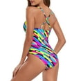 thumbnail image 5 of RELLECIGA&nbsp;Women's V Neck Cutout One Piece Swimsuits, 5 of 6