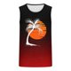 thumbnail image 4 of Camiseta sin mangas de cuello redondo para hombre, estampada, informal, deportiva, elástica, de moda, de poliéster., 4 of 4