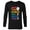 Black, variant on Star Wars Pride May The Force Be With You Rainbow Falcon - Long Sleeve T-Shirt for Men - Customized-Black