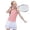 Pink, variant on Girls Tshirts Kids Athletic Solid Color Performance Tee Breathable Play Top Girls Tops White 7-8 Years