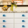 thumbnail image 5 of HemaKayy 6 Pack 3.5" Decorative Cabinet Knobs - Elegant ABS Glass Cup Handles for Home Furniture Decor - Dresser Drawer Door Pulls - Perfect for Kitchen Bedroom - Unique Marble Texture, 5 of 7