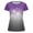 Purple womens tops summer, variant on USSUMA Plus Womens Tops Dressy Casual Ombre Cute Round Neck Women's Tunics Dandelion Print Basic Tee T Shirts for Women Short Sleeve Summer Blouses Trendy