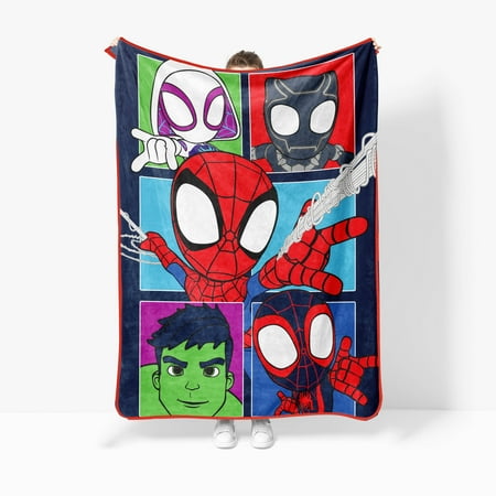 Marvel Spidey & His Amazing Friends 40x50 Throw Blanket