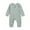Black, variant on Newborn Boys Girls Jumpsuit Jumpsuit Climbing Suit Long Sleeve Spring and Autumn Solid Color 0-12months