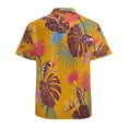 thumbnail image 3 of High Quality Hawaiian Shirts for Men Short Sleeve Aloha Beach Shirt Floral Summer Casual Button Down Shirts Blouses I2TTW7, 3 of 7