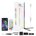 thumbnail image 2 of Hogar Dormitorio Esquina luz RGB Color Cambio de pie Lámpara Lámpara de vacaciones Fiesta de vacaciones Luces ambientales Decoración Club Arte Lightstick 1.2m Jumpingount HA009599-01, 2 of 6