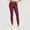 Red, variant on Liuinsasek Women's Tight Fit Hip-lifting Yoga Pants Stretchy High Waist Mesh Side Pockets Sports Fitness Pants Comfy Everyday Wear