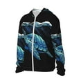 thumbnail image 2 of Fotbe Ocean Turtle Men's Women's UPF 50+ Sun Protection Jacket Hooded Cooling Shirt with Pockets Hiking Outdoor Performance-3X-Large, 2 of 9