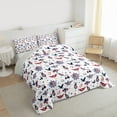 thumbnail image 3 of jejeloiu American Flag Eagle Bedding Comforter Set,Golf Ball Sport Twin Comforter Sets,Red Blue White Bedding Set For Boys Kids,Microfiber Bedroom Decor Reversible,2-Piece, 3 of 8
