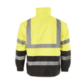 thumbnail image 3 of JORESTECH Hi-Vis Safety Rain Jacket, ANSI Class 3 (Yellow/Black, 4XL), 3 of 11