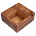 thumbnail image 3 of Soporte para manipulación de café, Portafiltro de madera para manipulación de café, soporte para portafiltro, suministros para el hogar, muy versátil, 3 of 13