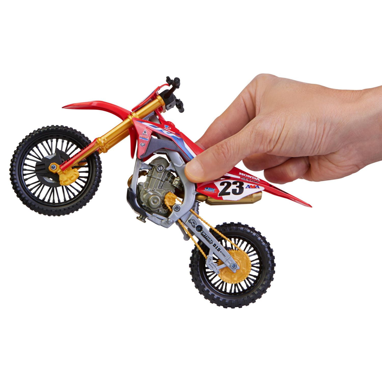 Supercross, Authentic Chase Sexton 1:10 Scale Collector Die-Cast Motorcycle Replica with Display Stand