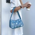 thumbnail image 2 of Sywqhk Vintage Mujer Mariposa Impresión Pu Axila Bolsa Casual Bolsos (Azul) Sywqhk Para estrenar, 2 of 7
