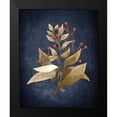 thumbnail image 2 of Bailey, Ann 12x14 Black Modern Framed Museum Art Print Titled - Botanical Blue 1, 2 of 5
