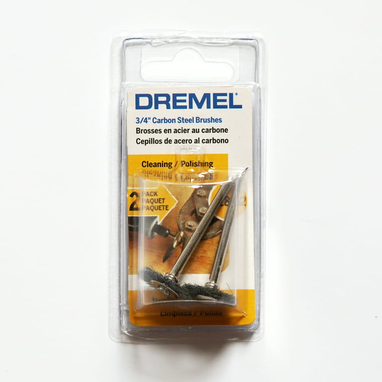 Dremel 428-02 3/4 Carbon Steel Brushes 2-Pack