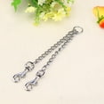 thumbnail image 2 of Peahefy Dog Chain Leash, Double Coupler Dog Leashes, For Pets Walking Small Dogs Small Pets For Pet Identification, 2 of 5