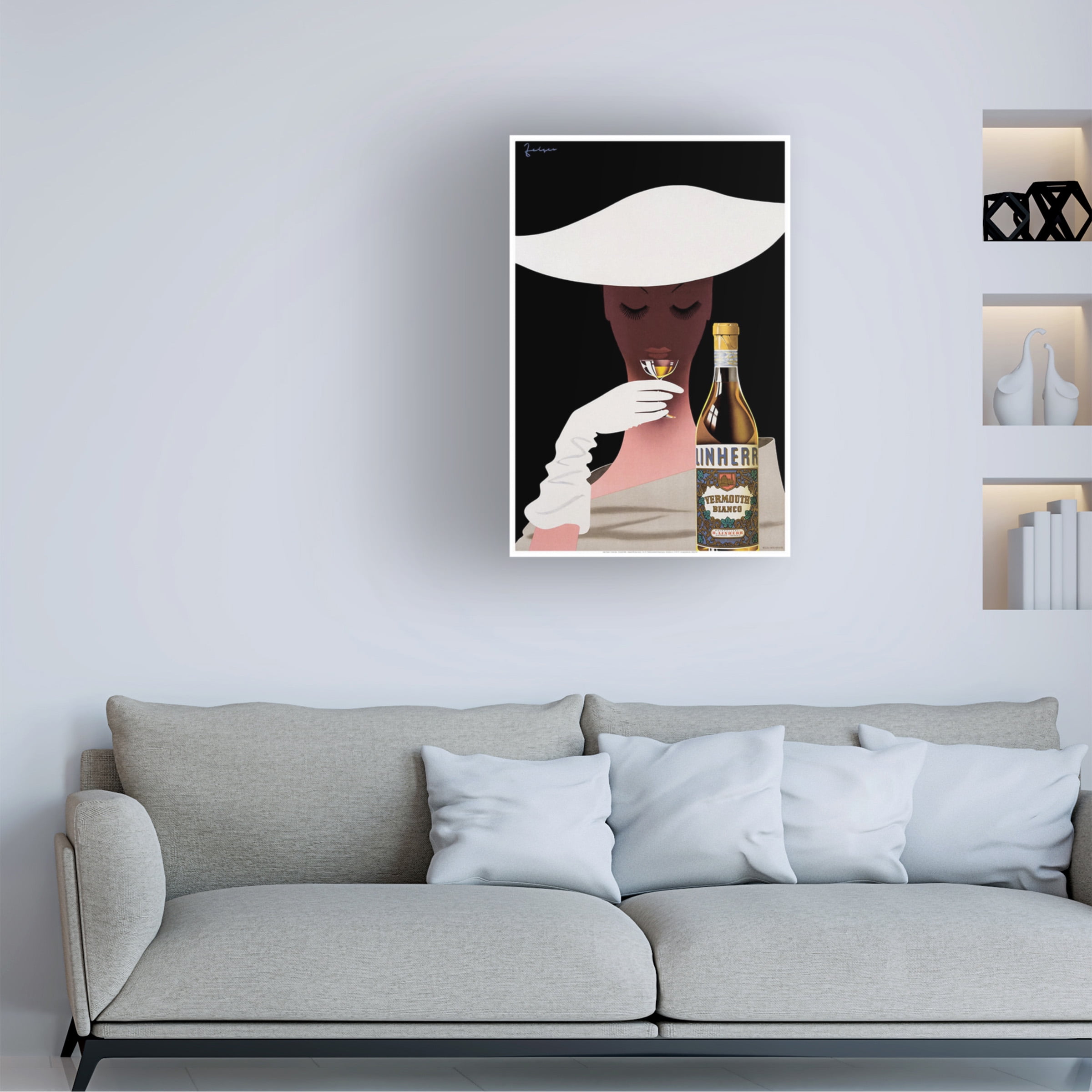 Trademark Fine Art 'Spirits 4' Canvas Art by Vintage Lavoie