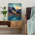 thumbnail image 5 of Vibrant Heather Field Canvas Landscape Print, Nature Style Household Wall Decor, 5 of 8