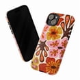 thumbnail image 3 of Retro Floral Art Phone Case, Colorful Abstract Botanical Pattern iPhone Cover, Unique Artistic Protective Case for iPhone 17 16 15 14 13 12 11 Pro Max Plus Mini, 3 of 6