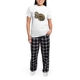 thumbnail image 5 of CafePress - Gold Norse Dragon Women's Light Pajamas - Women's Short Sleeve Print T-Shirt and Pants Light Cotton Pajama Set, 5 of 7