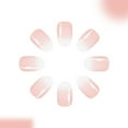 thumbnail image 5 of Press On Nail Omber Glues On Nail Acrylic False Nail Kit Reusable Uvs Finish Full Cover Stick On Nail for Women Gifts, 5 of 7