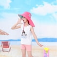 thumbnail image 2 of JAJAHO Outdoor Kids Sun Hat With Neck Flap UPF 50+ Quick Dry Adjustable Beach Hats For Boys Girls Travel Fishing Headwear, 2 of 3