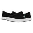 thumbnail image 2 of MaCae Unisex Canvas Slip On Fashion Shoe With Unique Sole, Office Shoes, Canvas Slip On Shoes, Casual Sneakers - Black/Reflections 8M/9.5W, 2 of 6