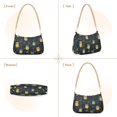 thumbnail image 7 of FORMRS Womens Shoulder Bag with Chain Strap Clutch Purse Cute Tote Handbag, Orange Fireflies Pattern, 7 of 7