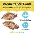 thumbnail image 5 of HotSpot Pets Beef Lung Dog Chews - All Natural Dehydrated Treats with Glucosamine & Chondroitin - 1LB, 5 of 8