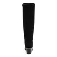 thumbnail image 2 of ALFANI Womens Black Mixed Media Padded Beverly Round Toe Wedge Zip-Up Leather Dress Boots 8.5 M, 2 of 4