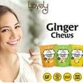 thumbnail image 6 of Lovely Candy Co. Lemon Ginger Chews, Made with Real Ginger, Individually Wrapped Ginger Candy, 5 Ounce (Pack of 12) | Gluten-Free, Non-GMO, NO Artificial Ingredients, NO High Fructose Corn Syrup, 6 of 6