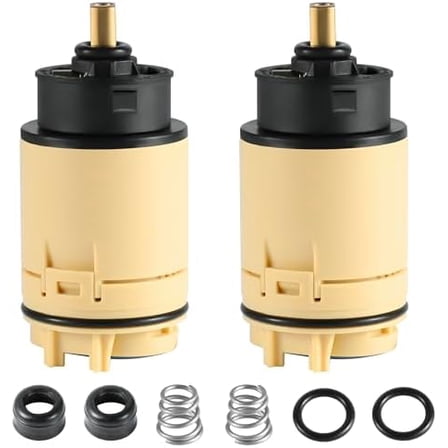 Single Function Pressure Balance Cartridge, Shower Cartridge Replacement, Compatible with Peerless and Delta Single Handle Tub/Showers Faucet (Not Included Check Valve)$$Tools & Hardware Other