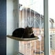 thumbnail image 4 of Asiento de ventana para gatos, tumbona, hamaca y manta para gatos, cama para tomar el sol, cama para mascotas, gatos, perros pequeños, conejos u otros animales pequeños., 4 of 7