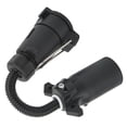 thumbnail image 3 of RV Trailer Wiring Connector, Easy Plugging 7 Way Trailer Plug Adapter Weatherproof Coiled Cable  for Cars Trucks, 3 of 7
