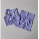 thumbnail image 1 of Conjunto de Fitness de cintura alta y levantamiento de cadera para mujer con parte de atrás bonita, sujetador deportivo, vestido de Yoga, entrenamiento ajustado y pantalones cortos deportivos, 1 of 6