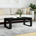 thumbnail image 1 of vidaXL Coffee Table Black 102x50x35 cm Engineered Wood, 1 of 5