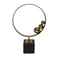 thumbnail image 2 of A&B Home Mavis Ring Statuary with Marble Base - 3" x 9" x 14" - Gold/Black, 2 of 4