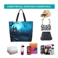 thumbnail image 6 of Cauagu Happy Halloween-1 Print Women Large Capacity Tote Bag - Casual Shoulder Bag Fashion Handbag Shopping Bag Daily Bag Hobo Bags for Travel Work and Shopping, 6 of 8